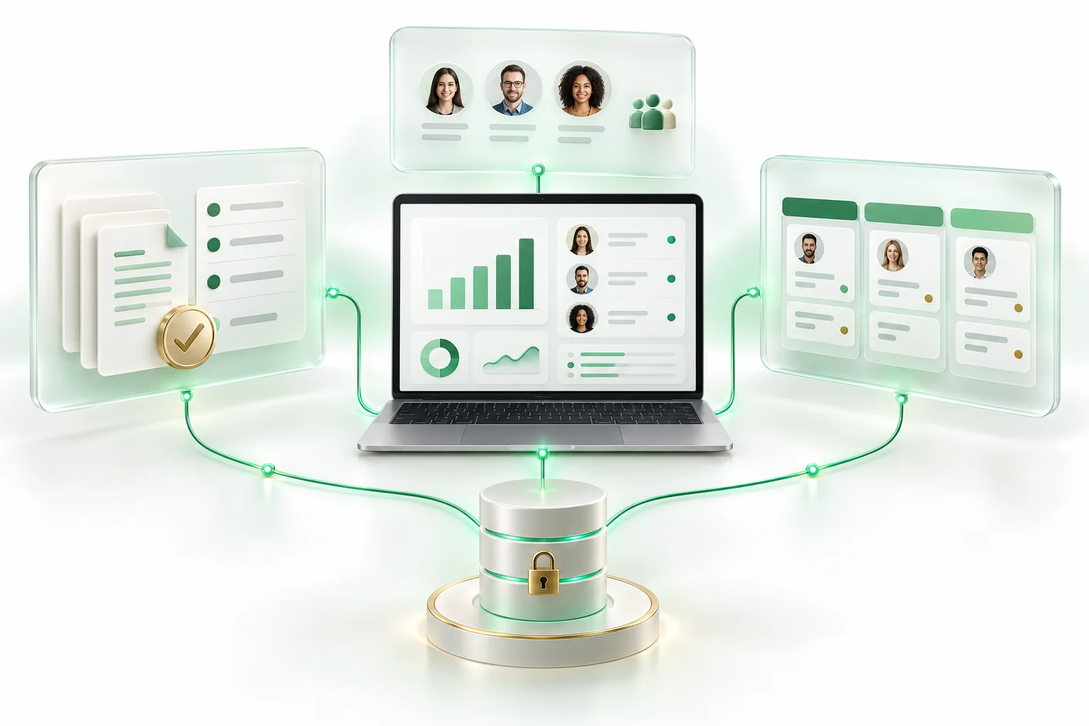المحاسبة والموارد البشرية وCRM في تجربة واحدة