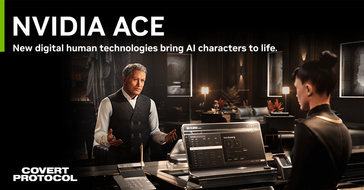DROPIDEA | دروب ايديا - A new era of virtual interaction: NVIDIA ACE technologies bring intelligent avatars to life