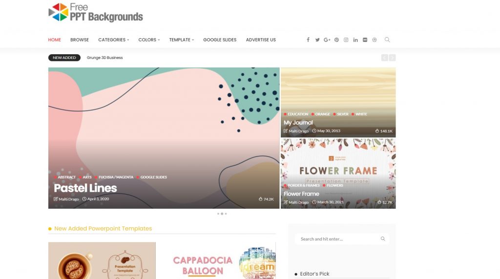 DROPIDEA | دروب ايديا - The 5 best sources for downloading static or animated PowerPoint backgrounds for distinctive presentations