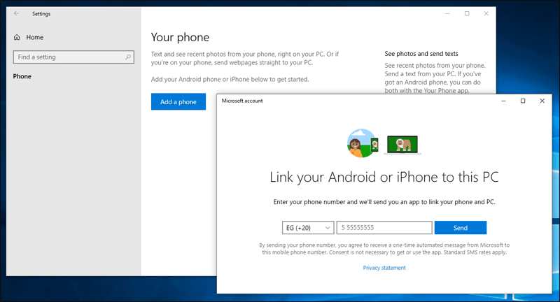 DROPIDEA | دروب ايديا - How to send a link from mobile to computer with ease via Windows 10 and Android