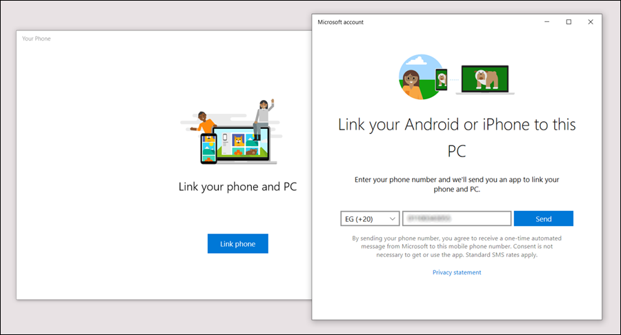 DROPIDEA | دروب ايديا - How to read or send text messages from your computer with the Your Phone app on Windows 10