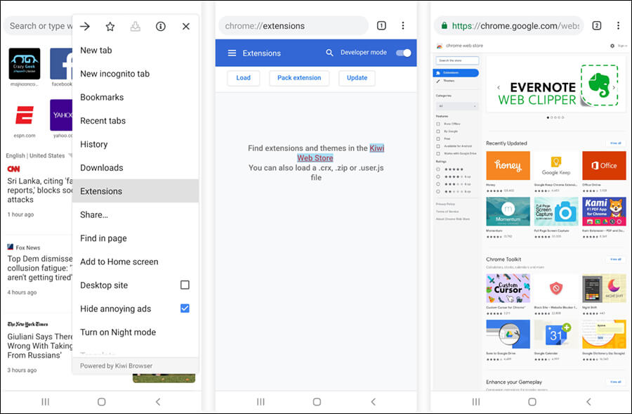 DROPIDEA | دروب ايديا - How to install and run Google Chrome extensions for Android in a 100% guaranteed way