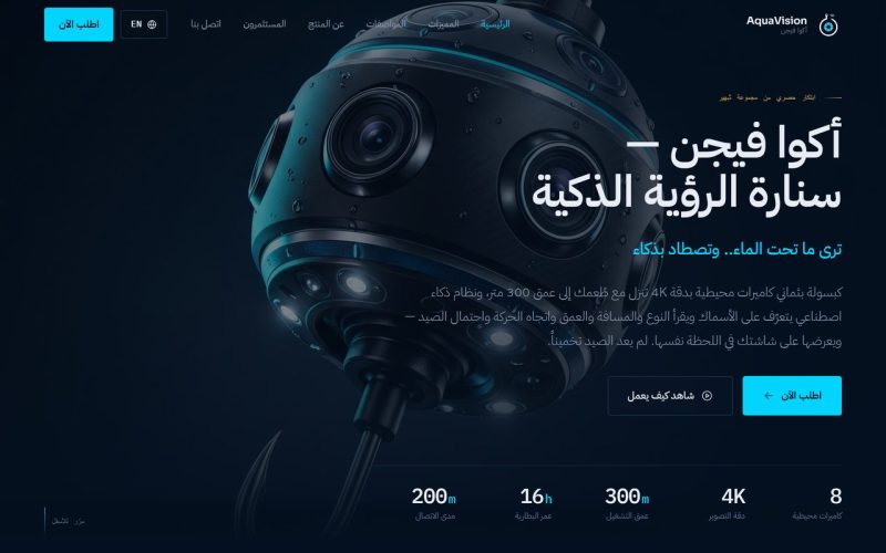 أكوا فيجن — سنارة الرؤية الذكية