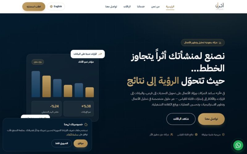 أثر — تحليل وتطوير الأعمال
