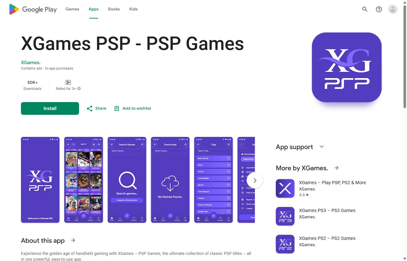 XGames PSP - ألعاب PSP