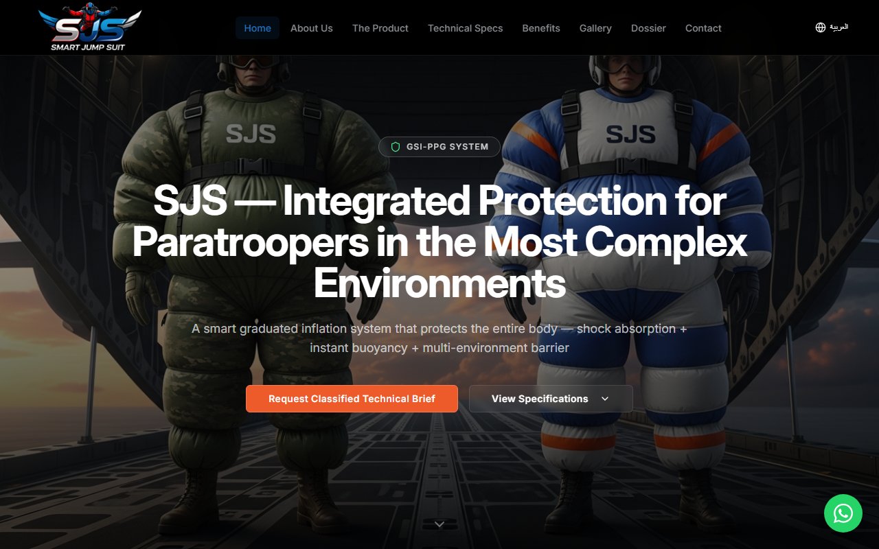 SJS Defense - بدلة القفز الذكية